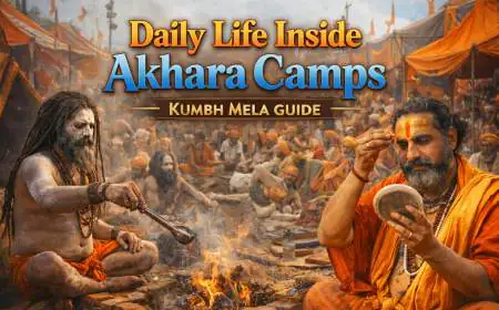 Daily Life Inside Akhara Camps Kumbh Mela Guide