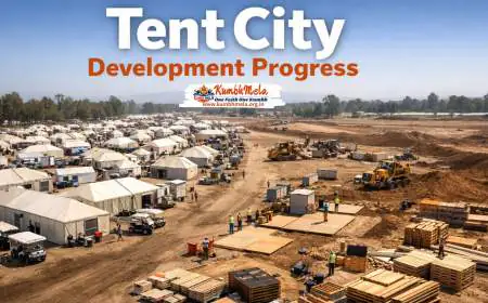 Tent City Development Progress
