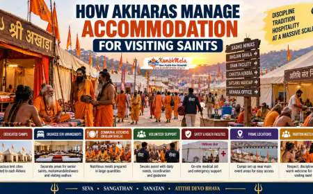 How Akharas Manage Accommodation for Visiting Saints